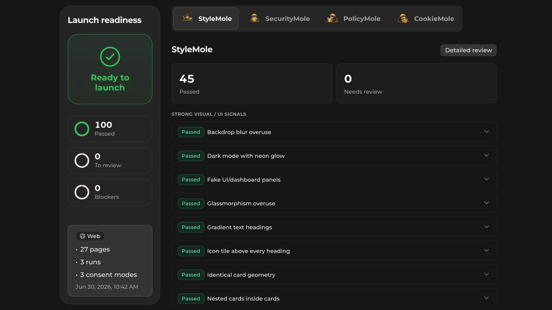 Re-scan confirms the issue is resolved